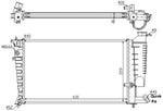 NRF 50424 Radiator, engine cooling