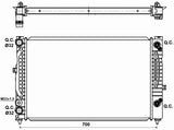 NRF 529504 Radiator, engine cooling