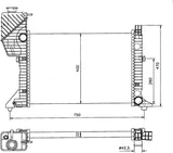 NRF 50559 Radiator, engine cooling