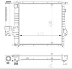 Nrf 53849A - Radiator, engine cooling