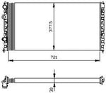 NRF 54696 Radiator, engine cooling