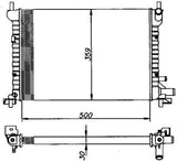 NRF 50130 Radiator, engine cooling