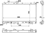 NRF 53886 Radiator, engine cooling