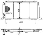 NRF 54603 Radiator, engine cooling