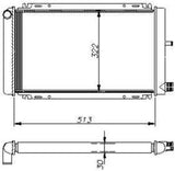 NRF 54614 Radiator, engine cooling