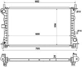 NRF 509638 Radiator, engine cooling