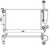 NRF 53075 Radiator, engine cooling