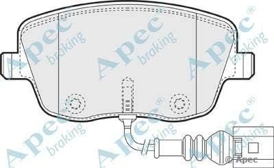 AUTOMOTIVE POWER EQUIPMENT CO PAD1252 Brake Pad