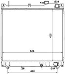 NRF 53913 Radiator, engine cooling