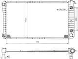 NRF 50206 Radiator, engine cooling