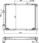 NRF 58194 Radiator, engine cooling