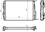 NRF 53843 Radiator, engine cooling