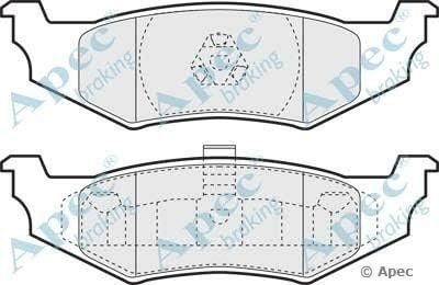 AUTOMOTIVE POWER EQUIPMENT CO PAD1169 Brake Pad