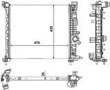 NRF 53008 Radiator, engine cooling