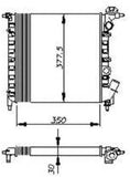 NRF 54685 Radiator, engine cooling