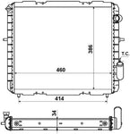 NRF 507345 Radiator, engine cooling