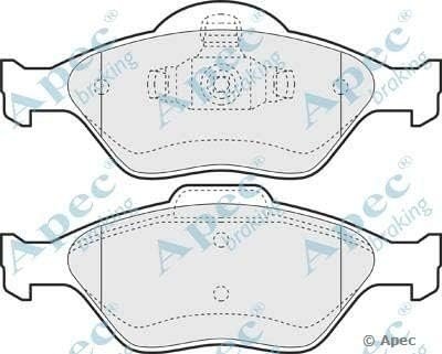 AUTOMOTIVE POWER EQUIPMENT CO PAD1117 Brake Pad