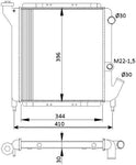 NRF 54641 Radiator, engine cooling