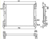 NRF 54752 Radiator, engine cooling