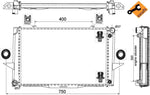 NRF 529509 Radiator, engine cooling