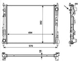 NRF 53992 Radiator, engine cooling