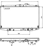 NRF 53509 Radiator, engine cooling