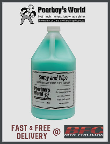 Poorboy's World Spray & Wipe 3.78L