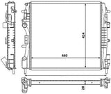 NRF 53938 Radiator, engine cooling