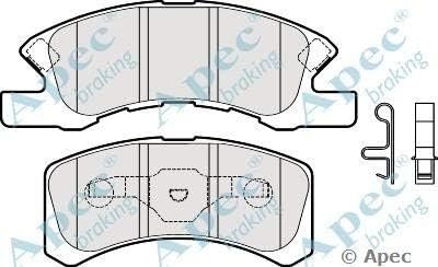 APEC PAD1986 Brake Pad