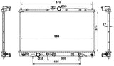 NRF 53778 Radiator, engine cooling