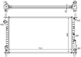 NRF 53713 Radiator, engine cooling