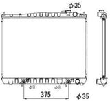 NRF 53694 Radiator, engine cooling