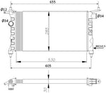 NRF 50551 Radiator, engine cooling