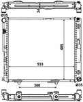 NRF 53785 Radiator, engine cooling