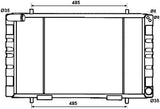 NRF 53070 Radiator, engine cooling