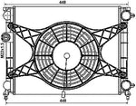 NRF 53999 Radiator, engine cooling