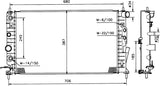 NRF 50218 Radiator, engine cooling