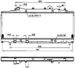 NRF 53224 Radiator, engine cooling