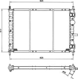 NRF 58190 Radiator, engine cooling