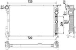 NRF 53968 Radiator, engine cooling