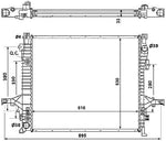 NRF 58356 Radiator, engine cooling