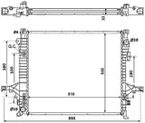 NRF 58356 Radiator, engine cooling