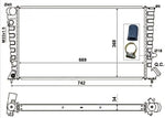 NRF 519510 Radiator, engine cooling