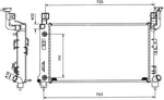 NRF 53501 Radiator, engine cooling