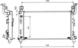 NRF 53501 Radiator, engine cooling