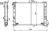 NRF 504140 Radiator, engine cooling