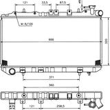 NRF 536864 Radiator, engine cooling