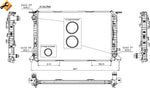 NRF 53719 Radiator, engine cooling