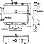 NRF 52047 Radiator, engine cooling