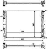 NRF 58329 Radiator, engine cooling